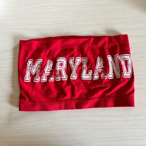 UMD - University of Maryland - Red Bandeau Size Small
